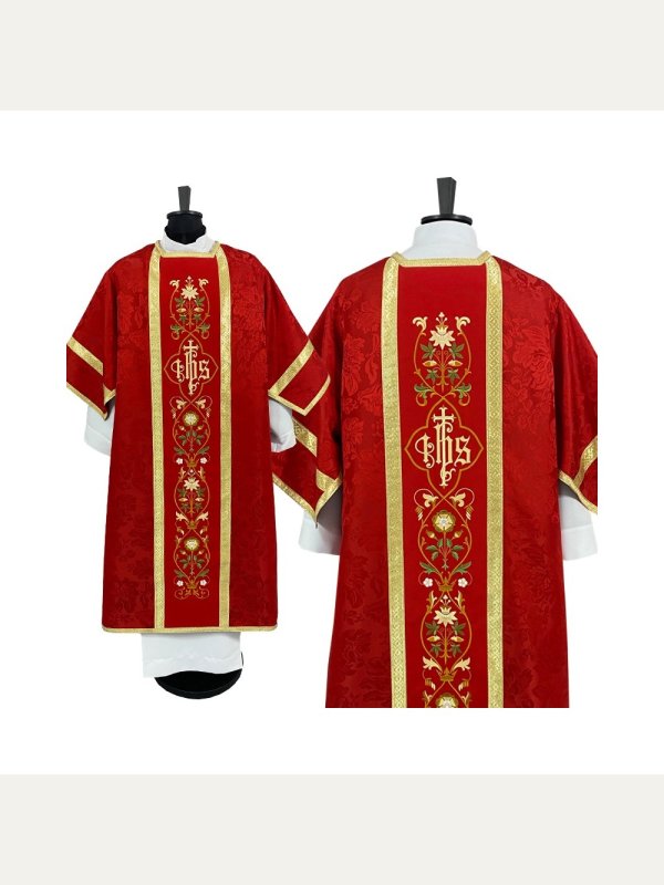 Dalmatyka rzymska żakardowa - kolory liturgiczne 7