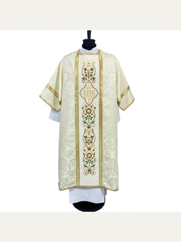 Dalmatyka rzymska żakardowa - kolory liturgiczne 4