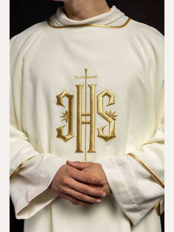 Dalmatyka haftowana IHS - kolory liturgiczne (12) 2
