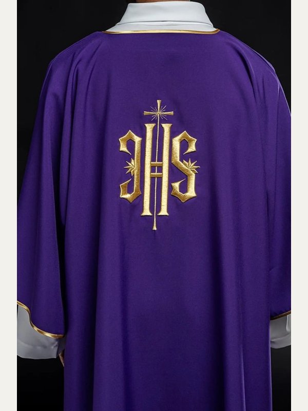 Dalmatyka haftowana IHS - kolory liturgiczne (12) 14