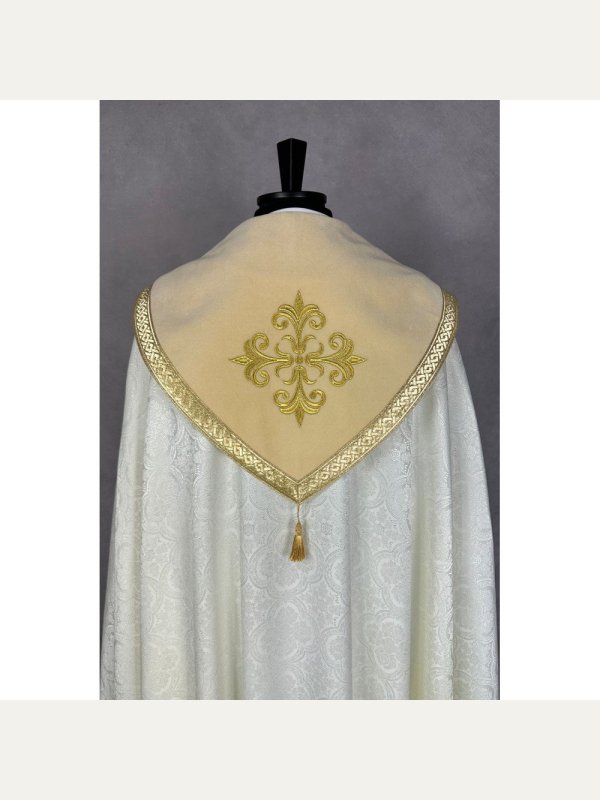 Kapa wzór gotycki - tkanina żakard - kolory liturgiczne (11) 11