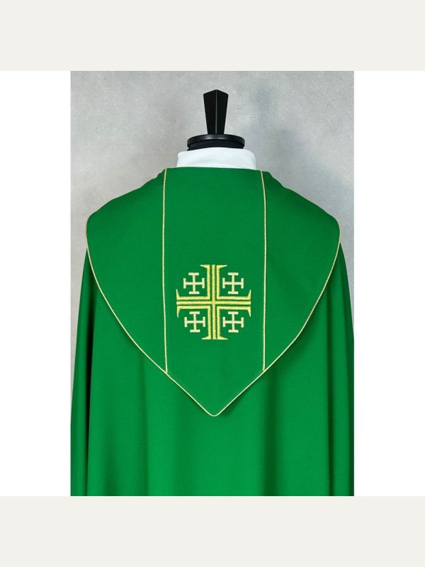 Kapa liturgiczna (kolory liturgiczne) - Krzyż Jerozolimski (31) 5