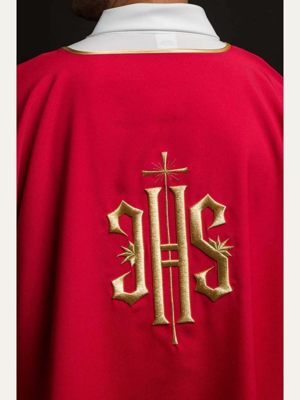 Dalmatyka haftowana IHS - kolory liturgiczne (12) 10