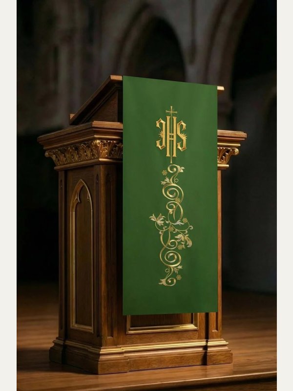 Lektorium z haftem IHS (kolory liturgiczne) 5
