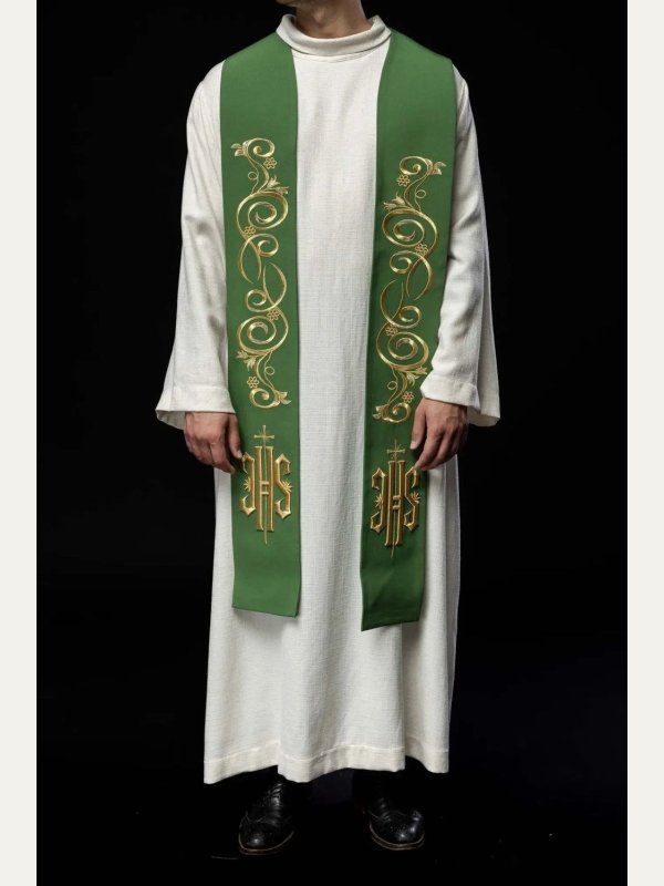 Stuła haftowana - kolory liturgiczne (31) 7
