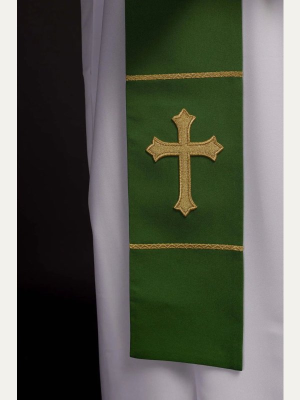 Stuła haftowana - kolory liturgiczne (63) 8
