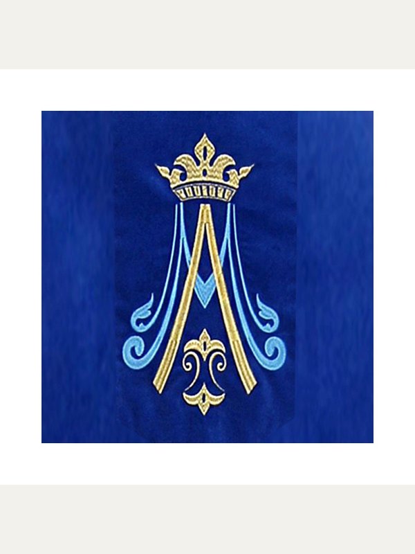 Welon liturgiczny Maryjny haftowany 2