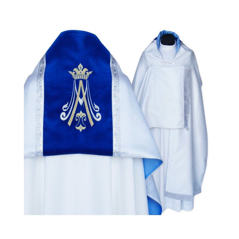 Welon liturgiczny Maryjny haftowany