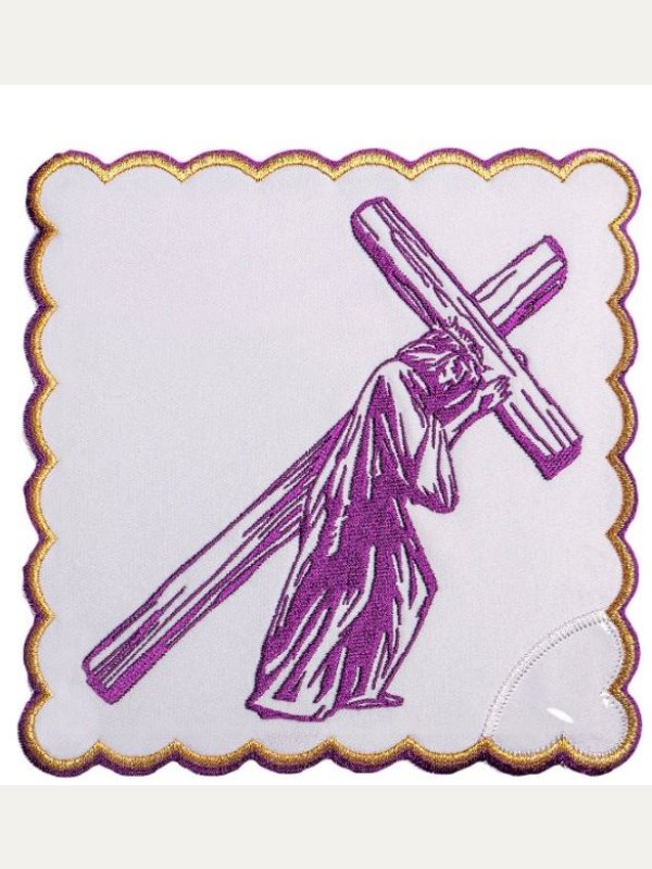Bielizna kielichowa haftowana - Pan Jezus 2
