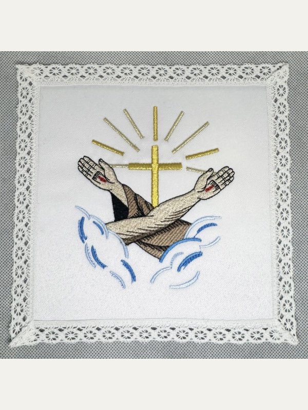 Bielizna kielichowa z Symbolem Franciszkańskim 2