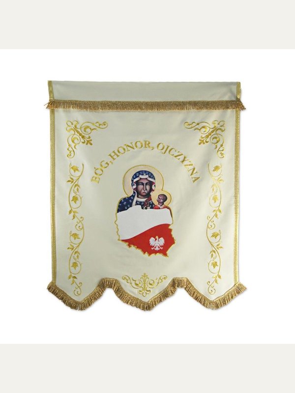 Chorągiew drukowana MB Częstochowska, Św. Marcin 2