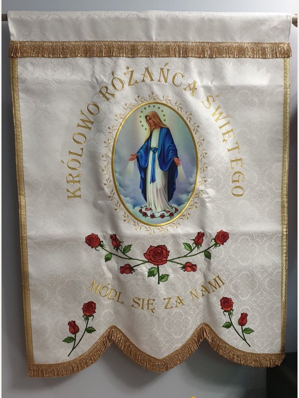 Chorągiew Maryjna - wzór przykładowy 2