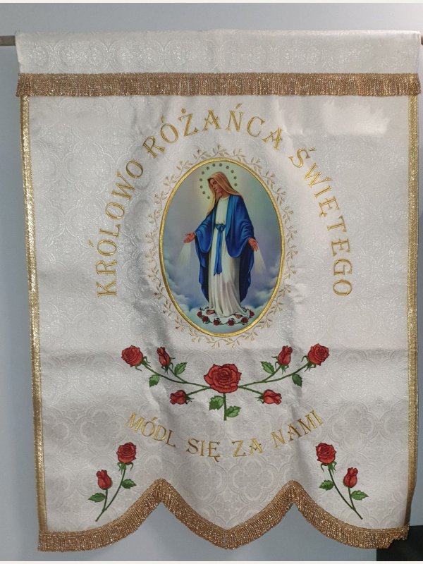 Chorągiew Maryjna - wzór przykładowy 3
