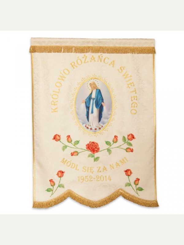Chorągiew Maryjna - wzór przykładowy 4