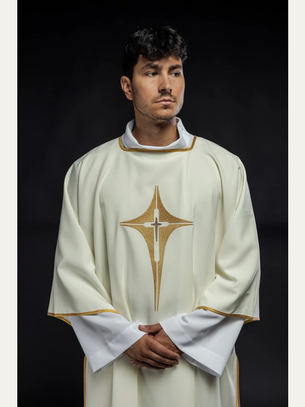 Dalmatyka motyw krzyża - kolory liturgiczne (11)