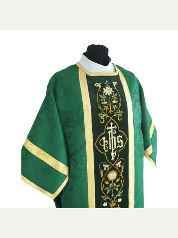 Dalmatyka rzymska żakardowa - kolory liturgiczne 3