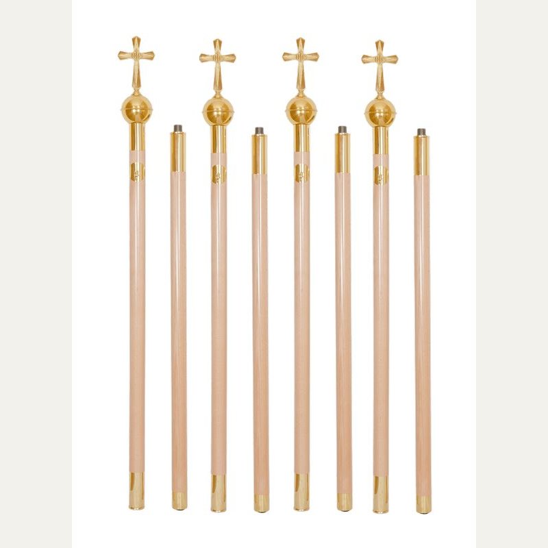 Drzewce do baldachimu skręcane - 220 cm