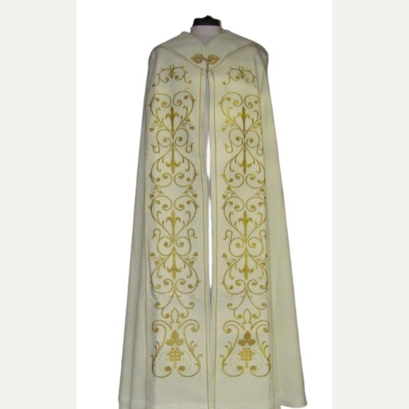 Kapa haftowana ecru - ornament (4)