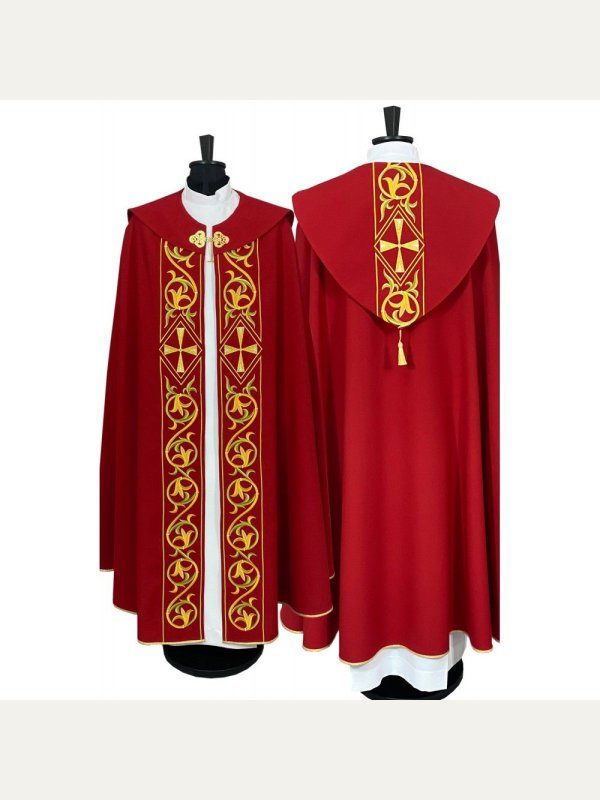 Kapa haftowana gotycka - haftowane pasy (53) 2
