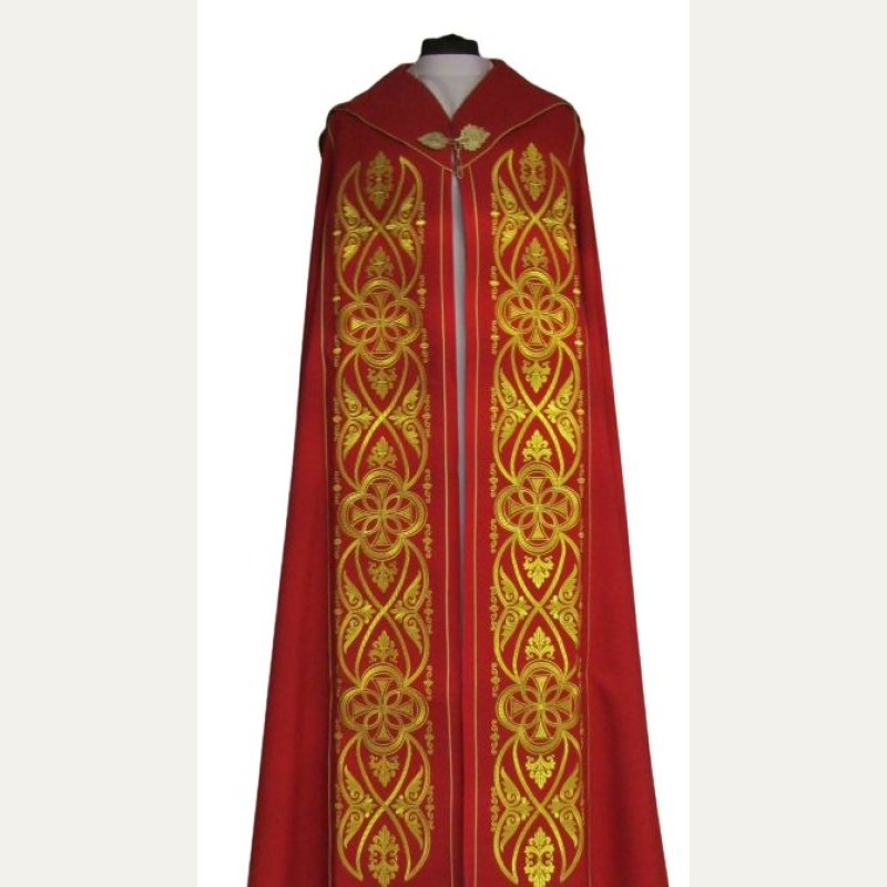 Kapa haftowana IHS - kolory liturgiczne (50)