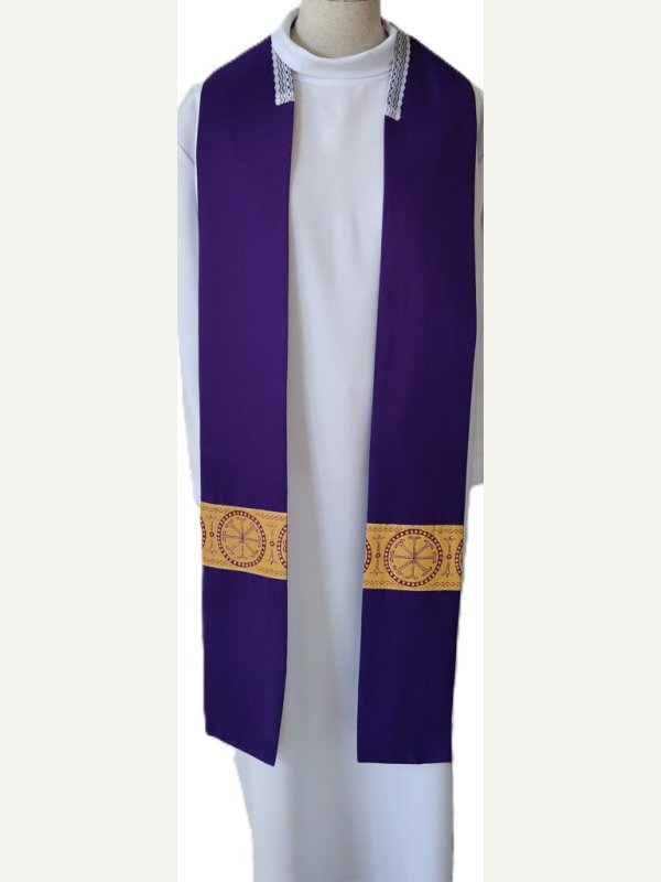 Kapa haftowana - kolory liturgiczne 4