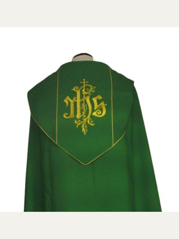 Kapa haftowana zielona - ornament (4) 2