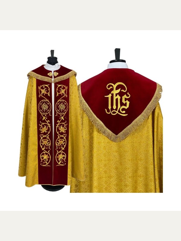 Kapa liturgiczna haftowana IHS (22)