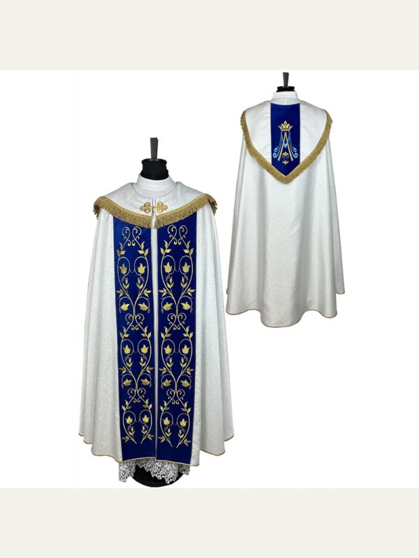 Kapa liturgiczna Maryjna - haftowana (20) 6