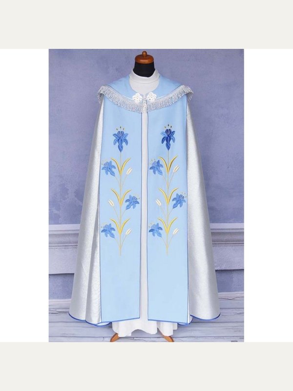 Kapa liturgiczna Maryjna - haftowana (3) 4