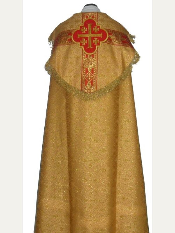 Kapa liturgiczna rozeta miodowa 2