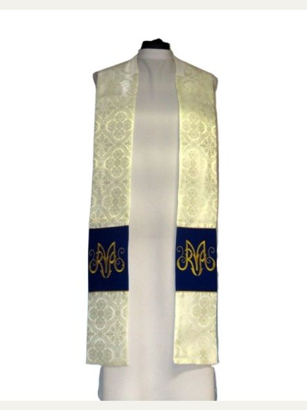 Kapa maryjna - materiał rozeta (02) 3