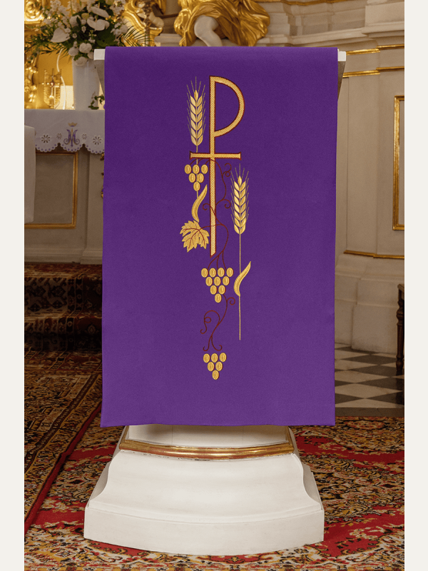 Lektorium/welon na ambonę - kolory liturgiczne 4