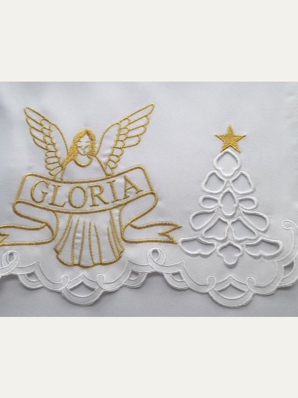 Obrus na Boże Narodzenie Gloria + Anioł 2