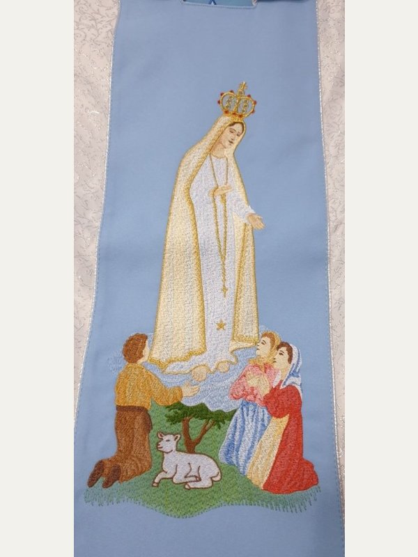 Ornat haftowany Matka Boża Fatimska 2