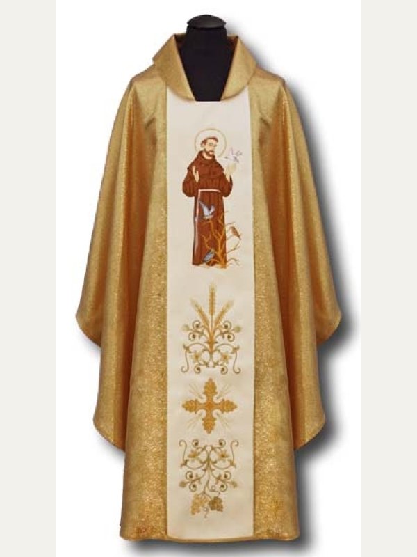 Ornat  haftowany św. Franciszek