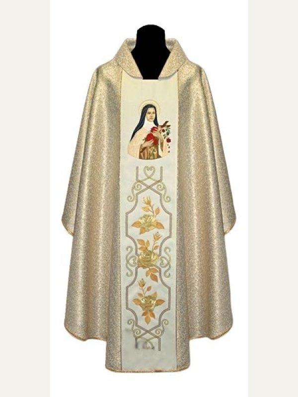 Ornat haftowany św. Teresa od Dzieciątka Jezus