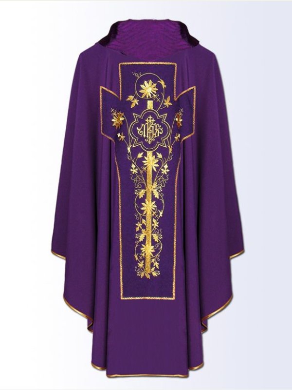 Ornat - Jezus ukrzyżowany - kolory liturgiczne 2