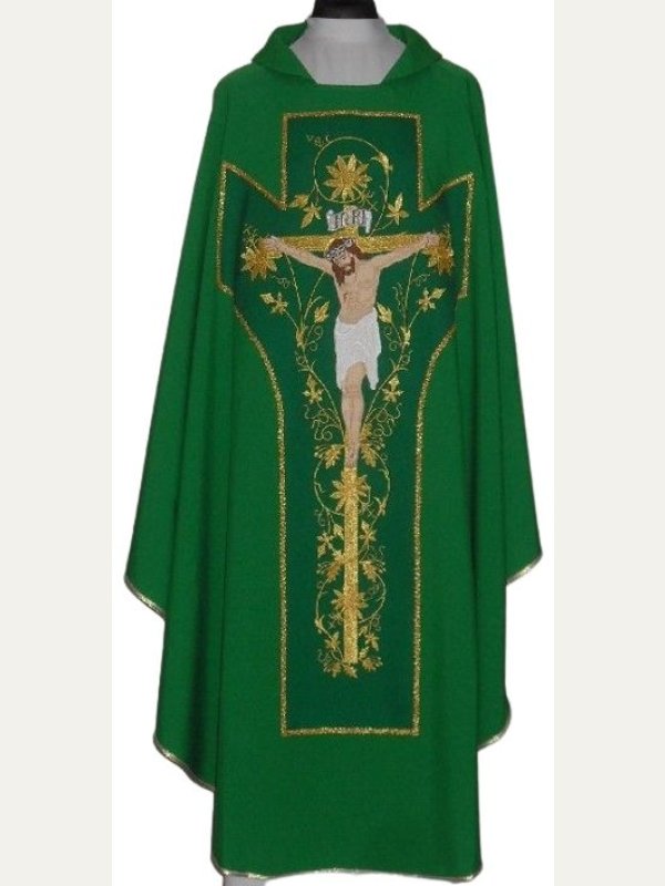 Ornat - Jezus ukrzyżowany - kolory liturgiczne 5