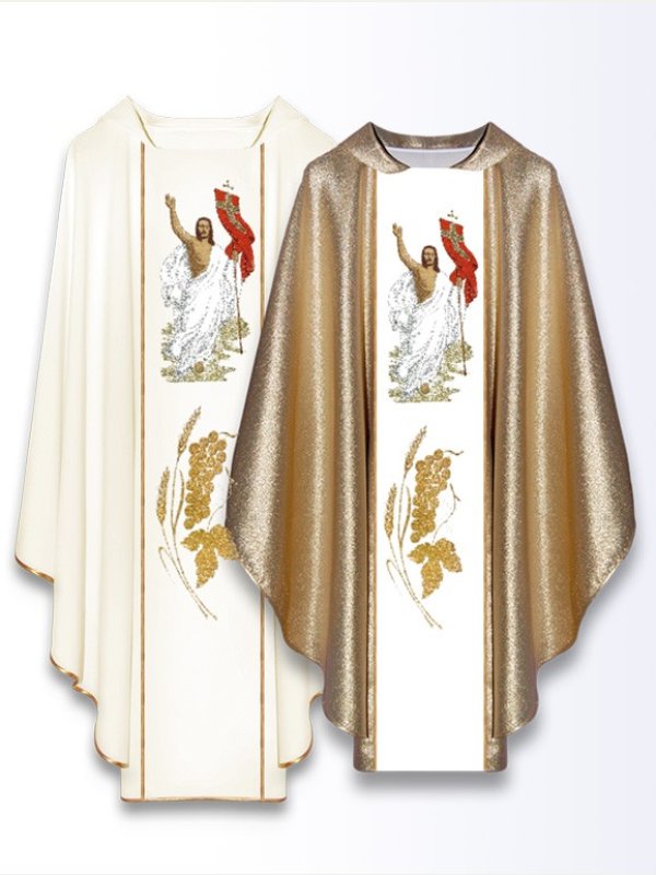 Ornat haftowany Jezus Zmartwychwstały