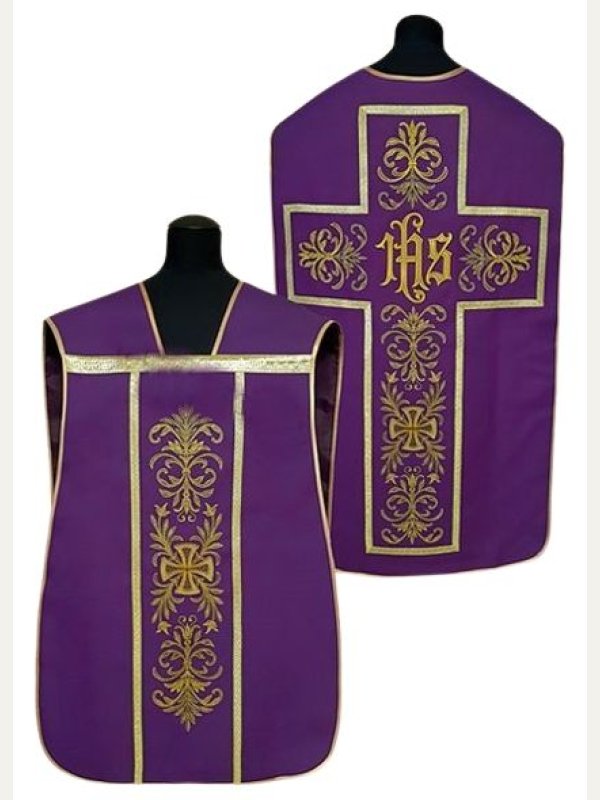 Ornat rzymski IHS kolory liturgiczne 2