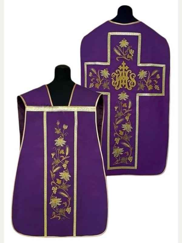 Ornat rzymski IHS kolory liturgiczne 2