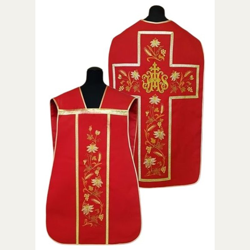 Ornat rzymski IHS kolory liturgiczne