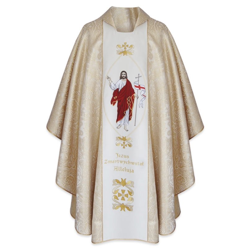 Ornat wielkanocny - Jezus Zmartwychwstały