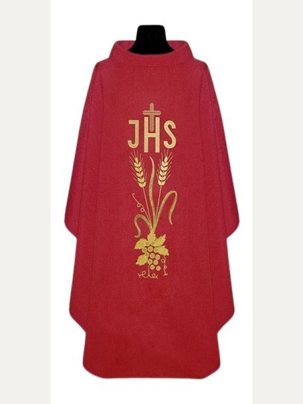 Ornat z lnu - kolory liturgiczne IHS 3