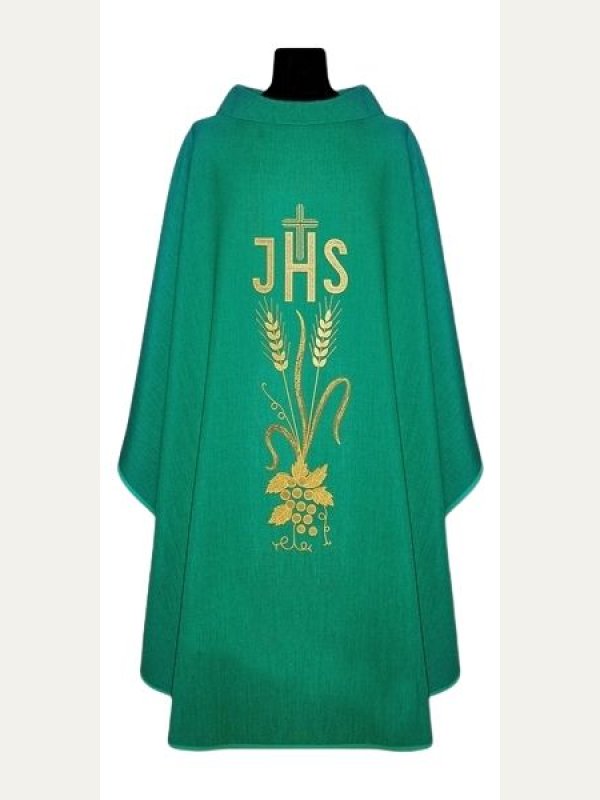 Ornat z lnu - kolory liturgiczne IHS 4
