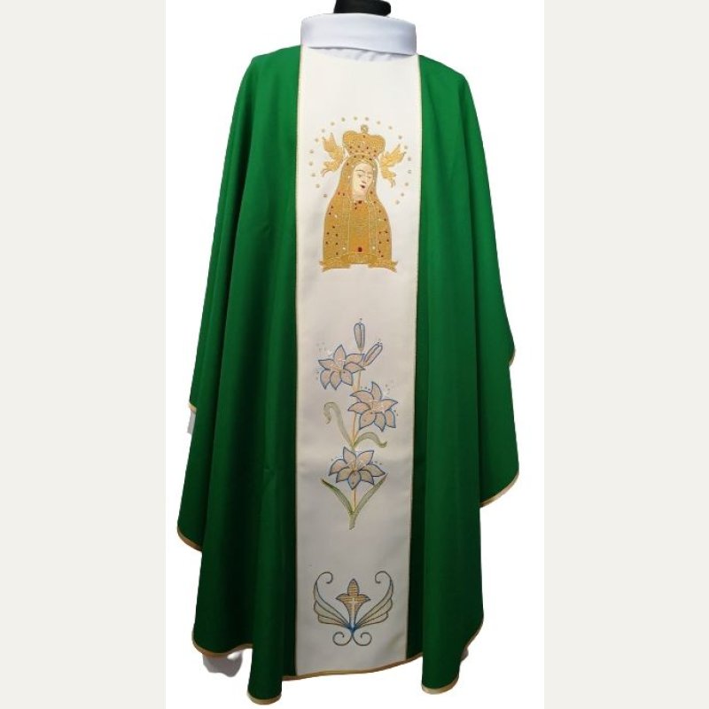 Ornat zielony Matka Boża Licheńska