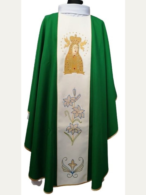 Ornat zielony Matka Boża Licheńska
