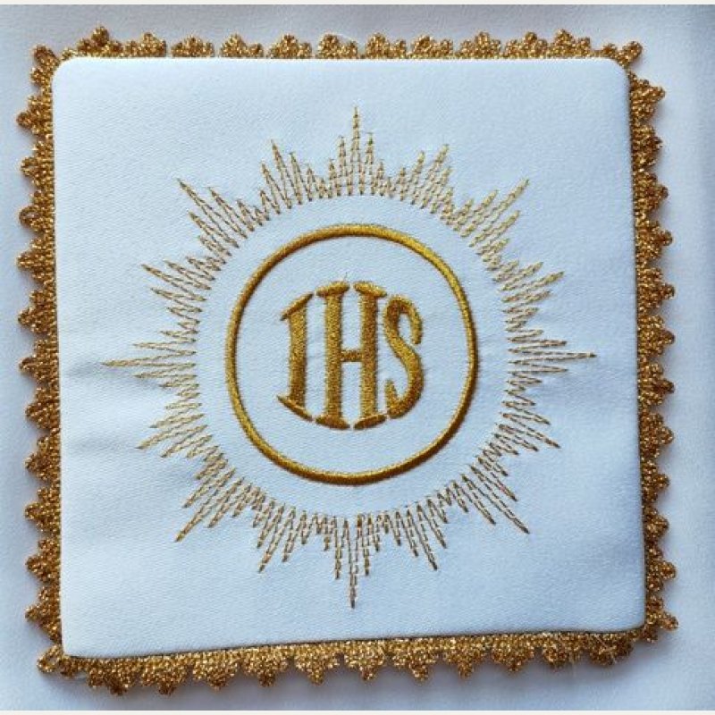 Palka haftowana ecru IHS (4)