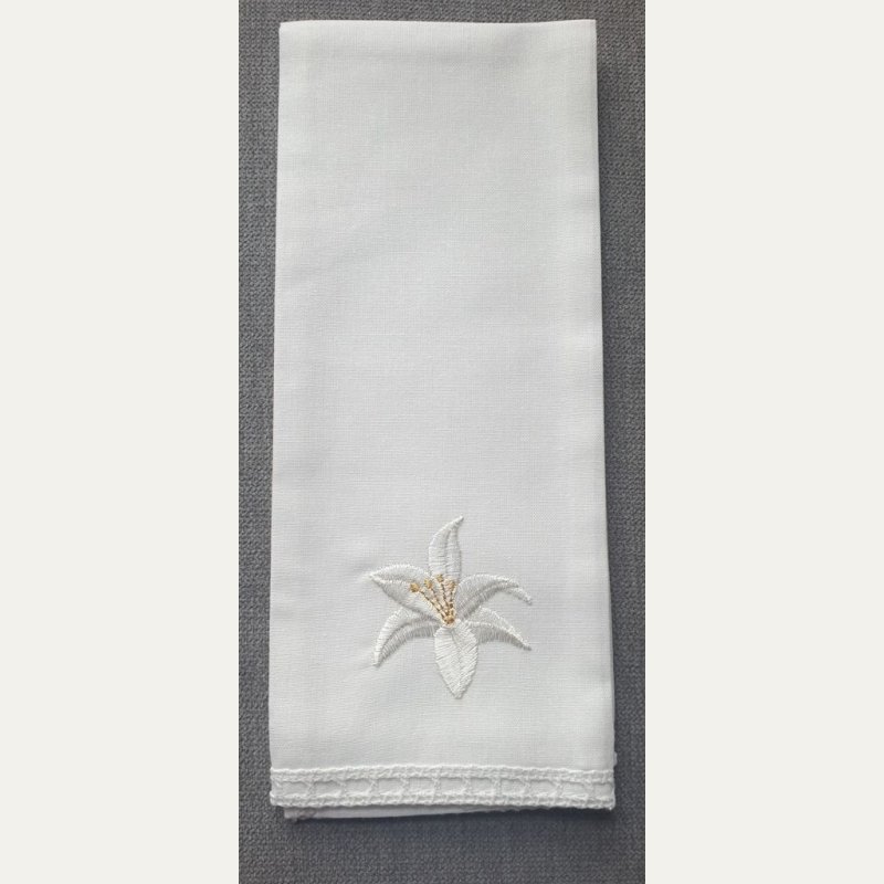 Puryfikaterz wzór lilia - 100 % bawełna