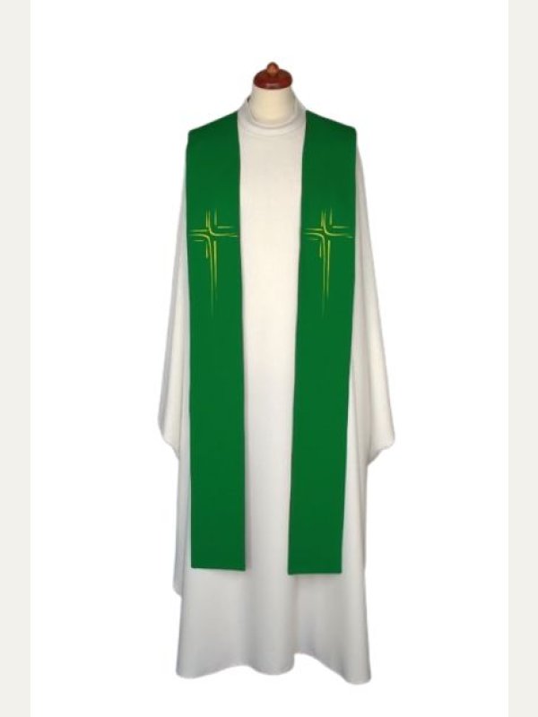 Stuła haftowana do koncelebry - kolory liturgiczne (2) 4